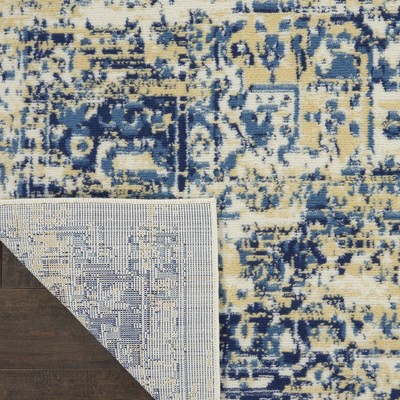 Extra Large White Medallion Traditional Area Rug