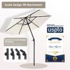 Yescom 7.5 Ft Outdoor Patio Umbrella with Tilt Strap UV Sunshade Garden Parasol for Yard Deck Market Pool - 4 of 4