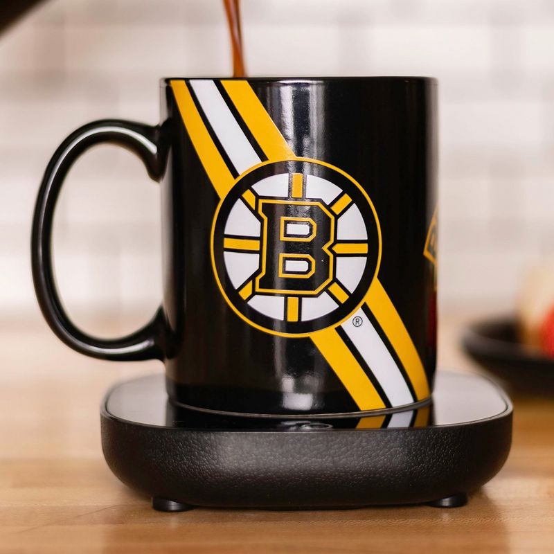 Uncanny Brands NHL Boston Bruins Logo Mug Warmer Set, 1 of 6