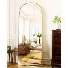 Beautyolove 64"L x 21"W Arched Full Length Mirror Free Standing Leaning Mirror Hanging Mounted Mirror - 2 of 4