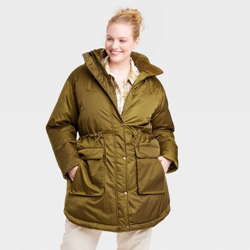 Plus size arctic parka sale