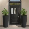 SEVOBAL 2 Piece Planters, Flower Pot with Stand, Mid-Century Modern Home Decor for Balcony Garden - 3 of 4