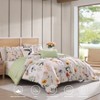 Bebejan Fresh Cut Flowers 100% Cotton 5-Piece Reversible Comforter Set - 2 of 4