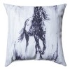 Outdoor Pillow - Rustic Stallion Design - 18" Climaweave Polyester by Manual Woodworkers & Weavers - 2 of 3