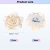 Unique Bargains Handmade Big Rose Flower Brooches and Pins for Women 4.3 Inch 1 Pc - 3 of 4