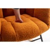 Kumasinova Accent Rocking Chair with Tufted Back,Versatile Nursery Chair for Living Room,Plush Teddy Fabric Rockers with 250lbs Capacity - 4 of 4
