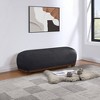 Meridian Furniture,Calum Chenille Fabric Bench - 2 of 4