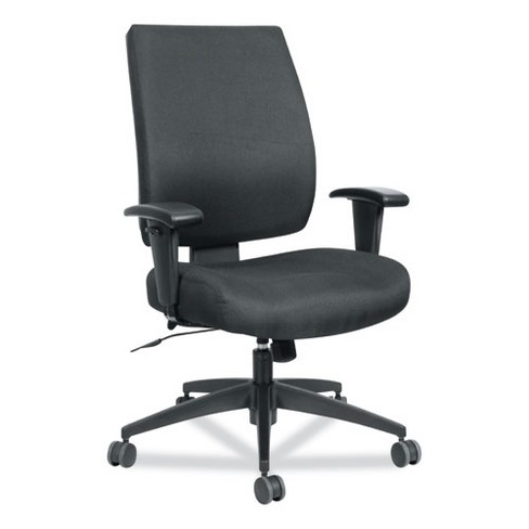 Alera Alera Wrigley Series High Performance Mid-Back Synchro-Tilt Task Chair, Supports 275 lb, 17.91" to 21.88" Seat Height, Black - image 1 of 4