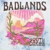 Junior's Women Lost Gods Badlands South Dakota Mountains Crop T-Shirt - 2 of 4