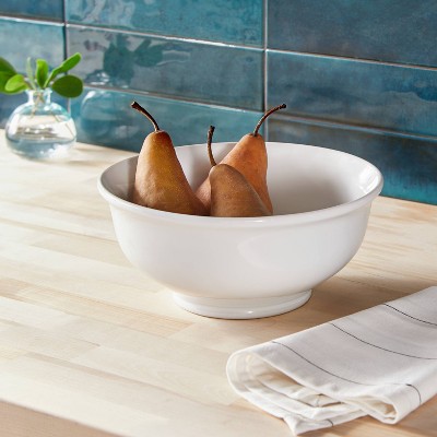 Round Serving Bowl 88oz Porcelain White - Threshold&#8482;