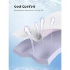 PERLECARE 3 Inch Gel Memory Foam Mattress Topper for Pressure Relief, Premium Soft Cooling Sleep, Non-Slip with Removable & Washable Cover-Queen - 4 of 4