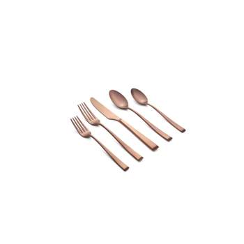 20pc Marlise Copper Satin Flatware Set - Cambridge Silversmiths