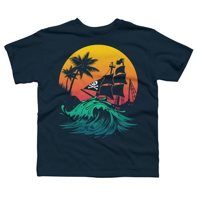 Boy's Design By Humans Welcome Summer From Pirates By Nlkart T-shirt ...