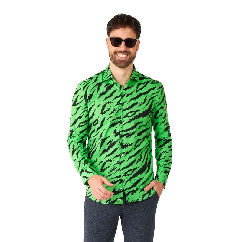 OppoSuits Printed Theme Party Shirts For Men, 1 of 6