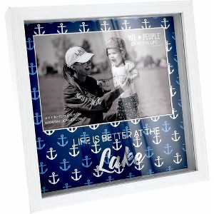 Pavilion Gift Company - Lake - 7.5" Shadow Box Frame (Holds 6" x 4" Photo) - Single Image Frames - 1 of 4