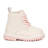 Olivia Miller Girl's Toddler Petal Ankle Boots - 2 of 4