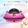 12V Ride On Bumper Car for Toddlers Electric Kids Ride On Toy Bumping Car with Remote Control, 360° Spin, Flashing Lights, Safety Belt, Music - 4 of 4