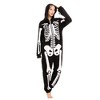 Joyfy Adult Skeleton Halloween Costume Skeleton Pajamas Adult  Skeleton Hoodie - 2 of 4