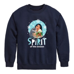 Boys' - Disney - Pocahontas Spirit Graphic Long Sleeve Fleece Sweatshirt - 1 of 4