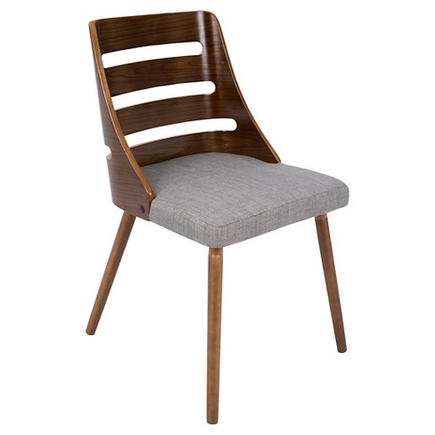 Trevi Mid Century Modern Dining Chair - Gray - Lumisource : Target