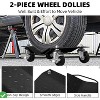Heavy Duty Car Dollies Set (2/4-Pack, 3000/6000LBS Capacity) Wheel Dolly for Moving Vehicles Trucks  Motorcycles Trailers & Disabled Cars - 3 of 4