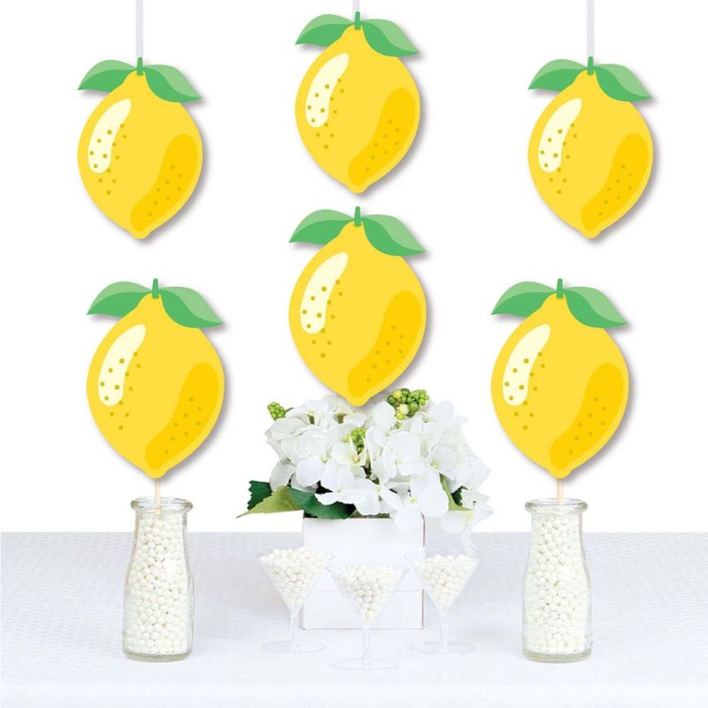 Big Dot of Happiness So Fresh - Lemon - Decorations DIY Citrus Lemonade Party Essentials - Set of 20, 1 of 6