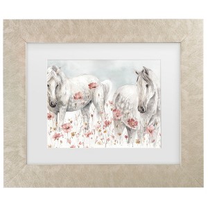 Trademark Fine Art - Lisa Audit Wild Horses Iii Matted Framed Art - 1 of 4