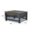 Summerset Shield Ottoman Cover Ultimate Protection for Your Outdoor Furniture Mercury - 2 of 4