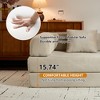 Dolonm 78" Teddy Cordury Convertible Sofa Bed 4-in-1 Modular Boneless Compression Couch,No Assembly, for Small Space, Apartment, Living Room - 4 of 4