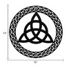 Slickblue Celtic Metal Wall Art – 12" Round Hanging Decor in 8 Irish Designs & 4 Finish Options for Home - 4 of 4