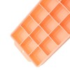 Unique Bargains 15-Cavity Square Ice Tray with Clear Lid Hand Wash Only Silicone 7.68"x4.33"x1.38" 1 Pc - 3 of 3