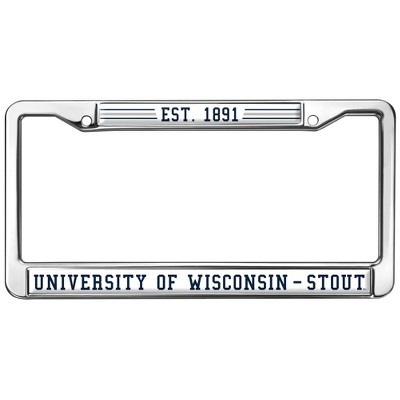 University of Wisconsin - Stout Full Size Standard License Plate Metal Frame