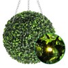 2 Pcs 12" Artificial Plant Topiary Ball - 4 of 4