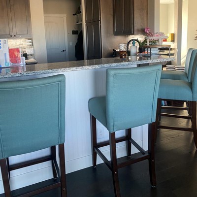 Teal bar stools discount target