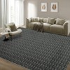 TROPOW Area Rug for Dining Machine Washable Non-Slip Low Pile Carpet Modern Boho Ultra Soft Large Rugs No-Shedding Easy-Clean Contemporary Area Rug - 2 of 4