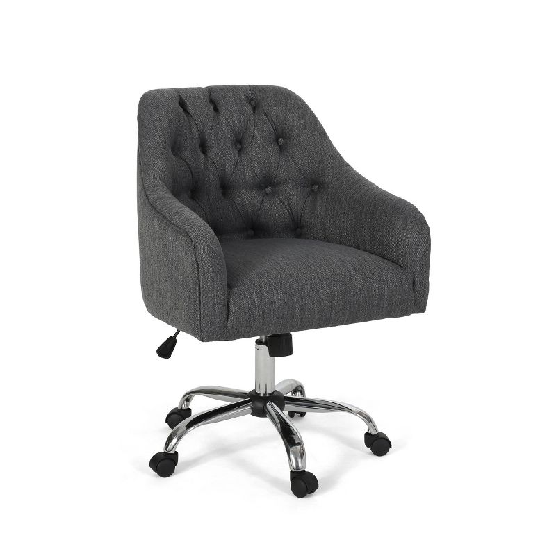 Barbour Tufted Home Office Chair with Swivel Base - Christopher Knight Home, 4 of 9