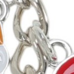 silver red white green brown yellow