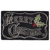 Design Imports Christmas Natural Coir Fiber Doormat, Non-Slip PVC Backing, Merry X-Mas Chalkboard - 3 of 4