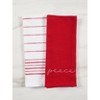 KAF Home Holiday Embroidered Set Of 2 Kitchen Towels, 18"x28" - 2 of 3