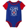 MLB Chicago Cubs Infant Boys' 3pk Bodysuit - 4 of 4