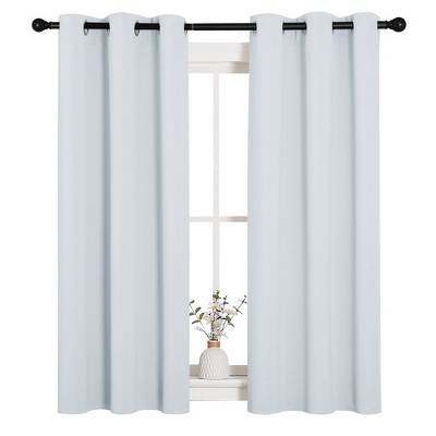 NICETOWN Grommet Top Blackout Curtains, Thermal Insulated Noise Reducing Window Drapes (Set of 2)