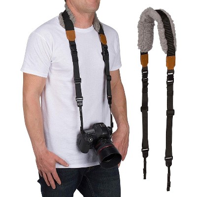Movo MP-SS8 DSLR Camera Strap � Quick Release Sheepskin Neck Sling