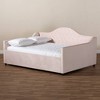 Perry Velvet Daybed - Baxton Studio - 3 of 4