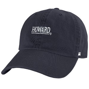 Howard University Team Logo Adult Dad Cap Navy OS - 1 of 4