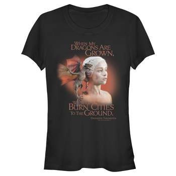 Juniors Womens Game of Thrones Daenerys Burn Cities T-Shirt
