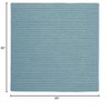Colonial Mills Simply Home Solid Area Rug - Turquoise 5' square - 2 of 4