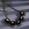 SOHI Women's Multicolour Party Stone Statement Necklace - 3 of 4
