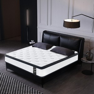 Twin Size 12 Inch 7-Zoned Cool Memory Foam Individual Pocket Spring Hybrid Mattress - 1 of 4