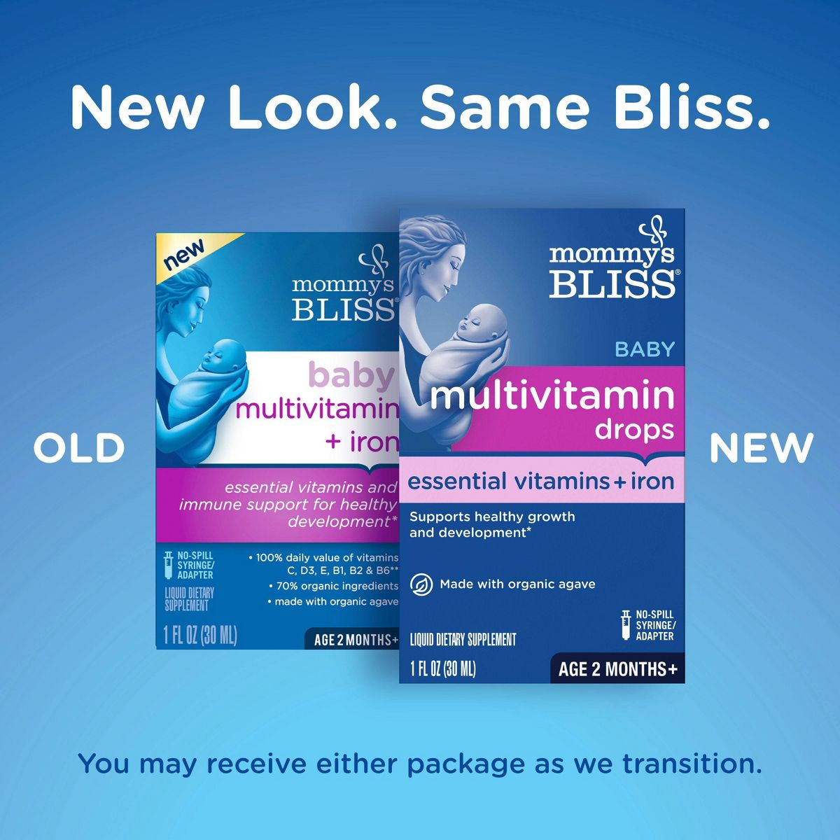 Mommy's Bliss Baby Multivitamin + Iron - 1 fl oz - thumbnail 2