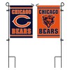 Evergreen Garden Flag Embossed Suede, Chicago Bears Double Sided Indoor Outdoor Decor 18" x 12.5" - 2 of 2